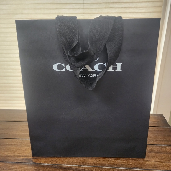New Coach Black Paper Gift Bag - Picture 6 of 6
